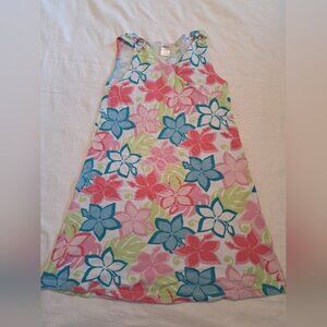 Gymboree girls size 9 Island Fun sleeveless dress flower print VGUC